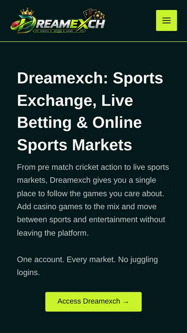 Screenshot of dreamexch.ing