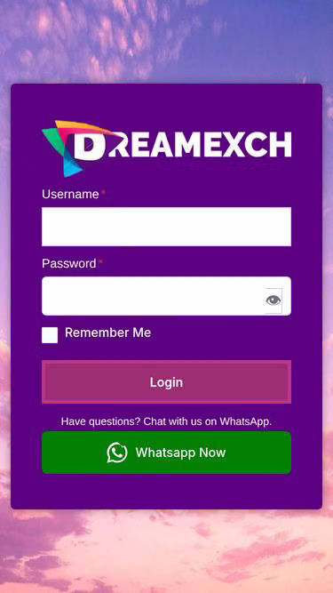 Screenshot of dreamexch.live