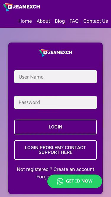 Screenshot of dreamexch.online