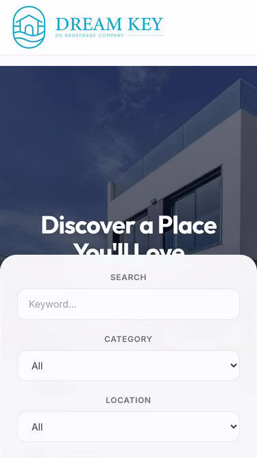 Screenshot of dreamkey.in