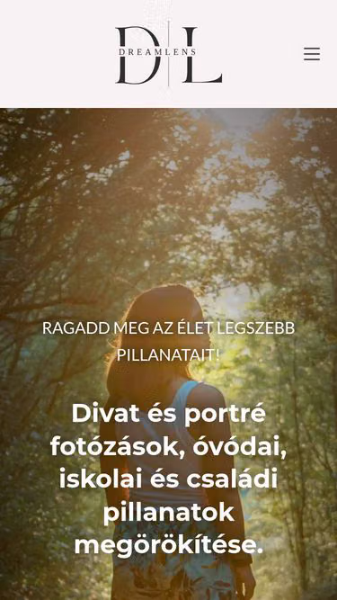 Screenshot of dreamlens.hu