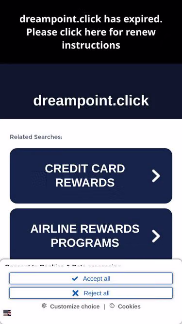 Screenshot of dreampoint.click