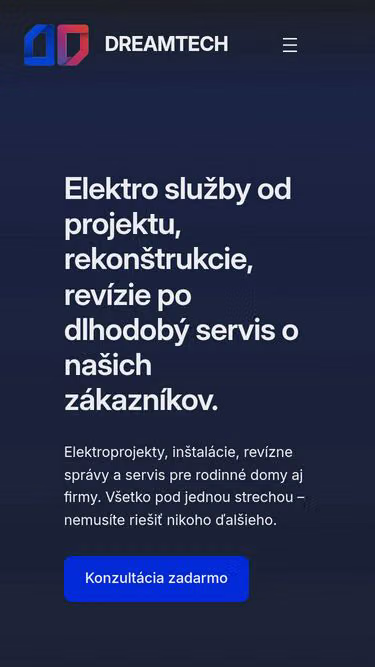 Screenshot of dreamtech.sk