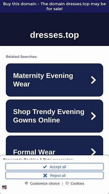 Screenshot of dresses.top