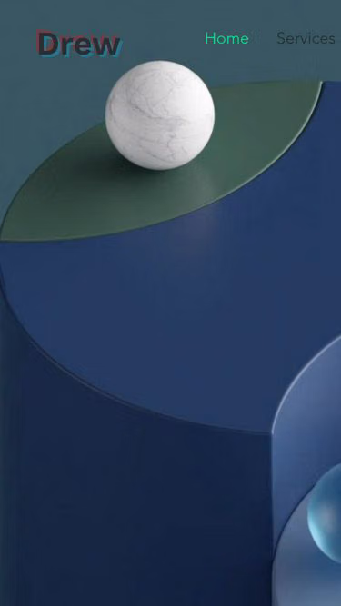 Screenshot of drew.kr