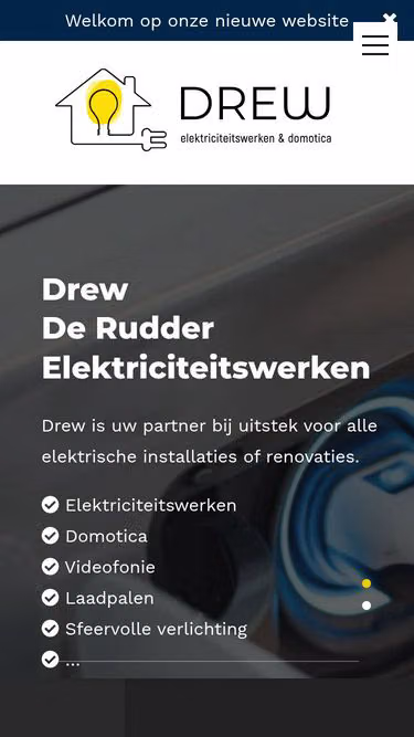 Screenshot of drew.services