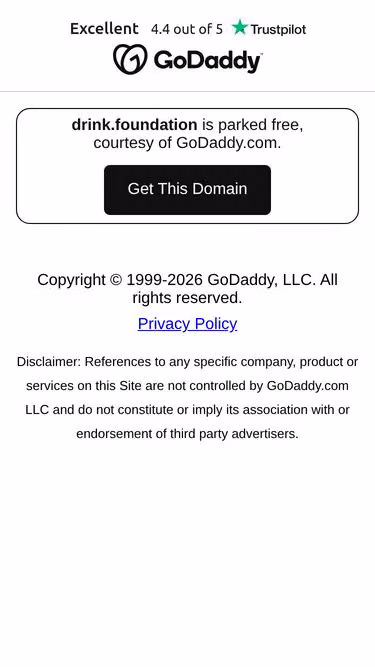 Screenshot of drink.foundation