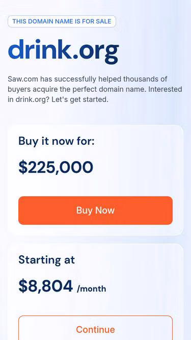 Screenshot of drink.org