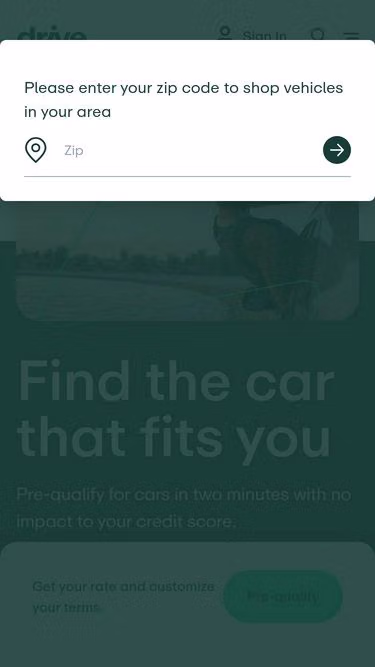 Screenshot of drive.us