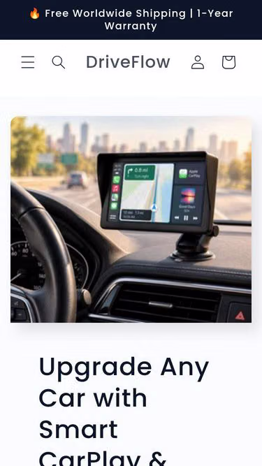 Screenshot of driveflow.shop