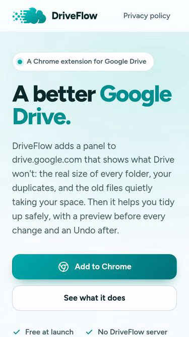 Screenshot of driveflow.website