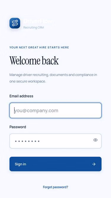 Screenshot of driveflow.world