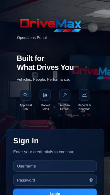 Screenshot of drivemax.ai