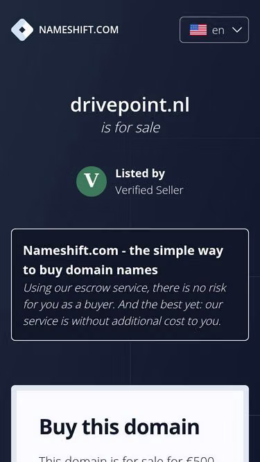 Screenshot of drivepoint.nl