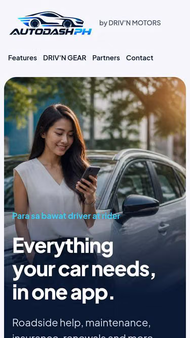 Screenshot of drivn.asia