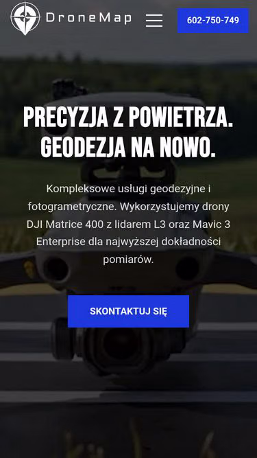 Screenshot of dronemap.pl