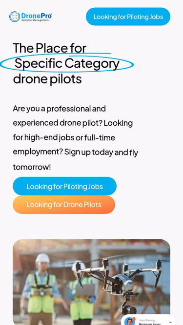Screenshot of dronepro.nl