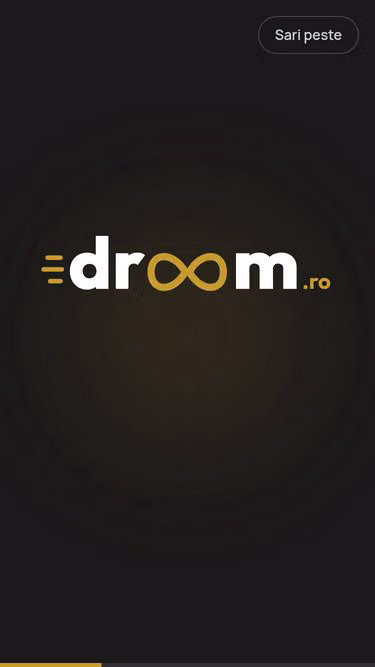 Screenshot of droom.ro