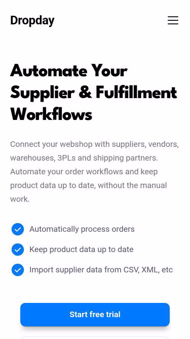 Screenshot of dropday.nl