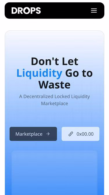 Screenshot of drops.site