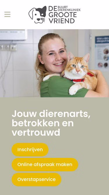 Screenshot of drpet.nl
