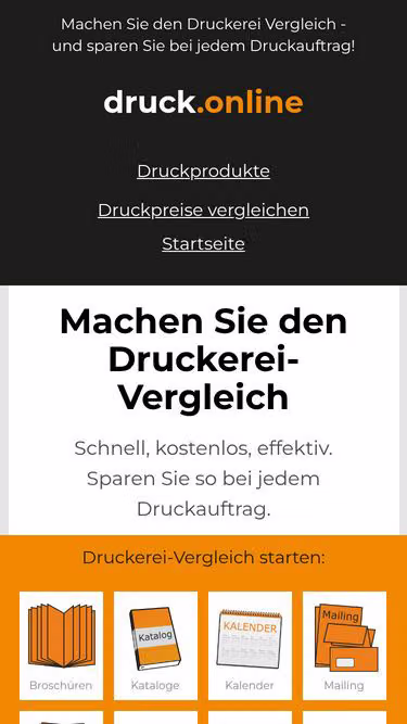 Screenshot of druck.online