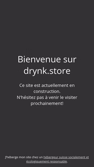 Screenshot of drynk.store