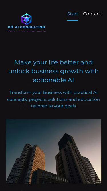 Screenshot of dsai.consulting