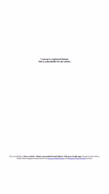 Screenshot of dscs.com.sg