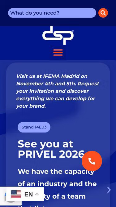 Screenshot of dsp.com.es