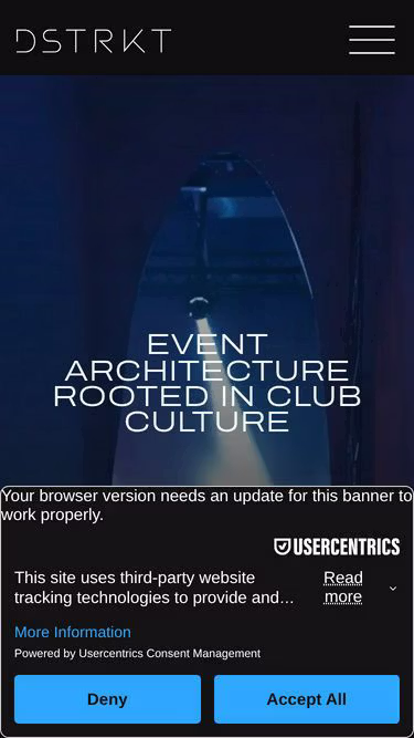 Screenshot of dstrkt.de