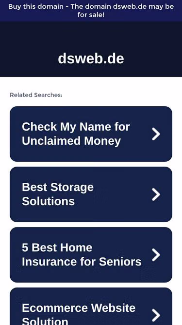 Screenshot of dsweb.de