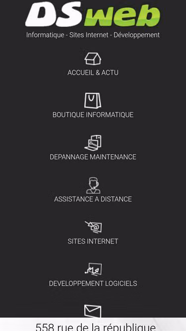 Screenshot of dsweb.fr