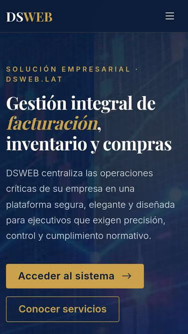 Screenshot of dsweb.lat