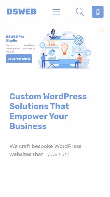 Screenshot of dsweb.pro