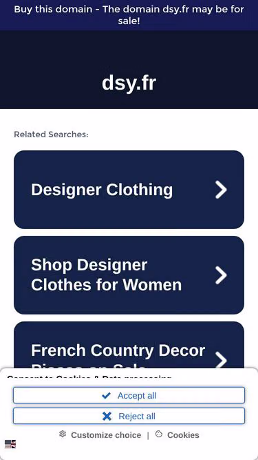 Screenshot of dsy.fr