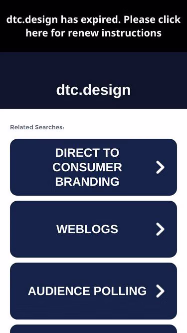 Screenshot of dtc.design