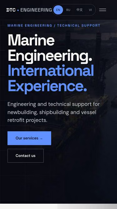 Screenshot of dtc.engineering
