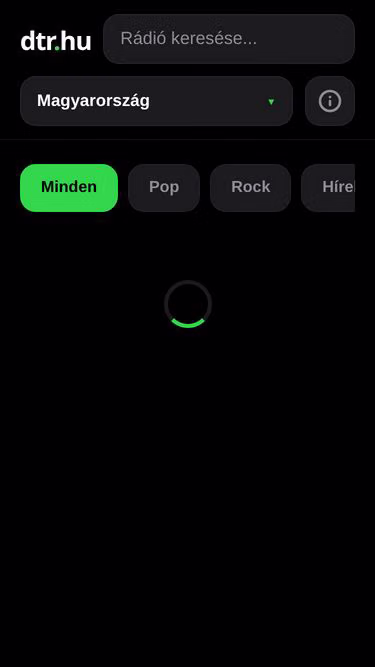 Screenshot of dtr.hu