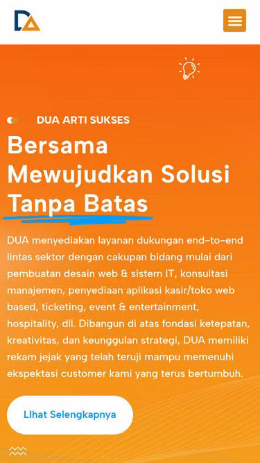 Screenshot of dua.co.id