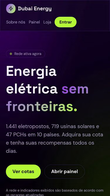 Screenshot of dubaienergy.store