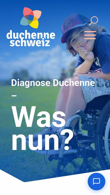 Screenshot of duchenne.ch