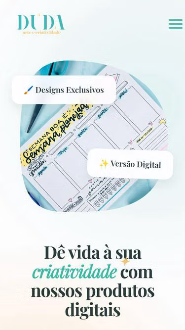 Screenshot of duda.art.br