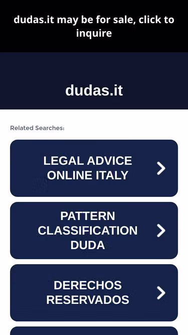 Screenshot of dudas.it