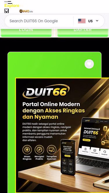 Screenshot of duit66.dev
