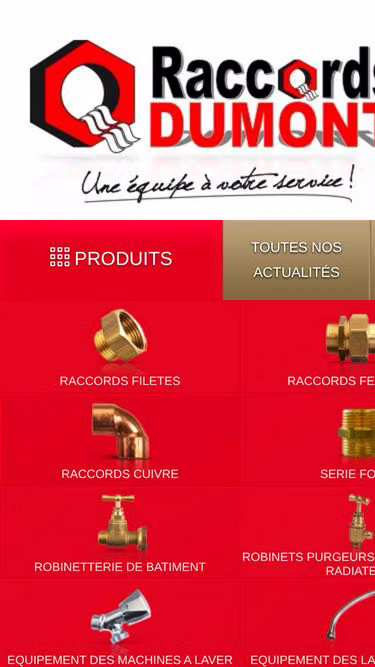 Screenshot of dumont.fr