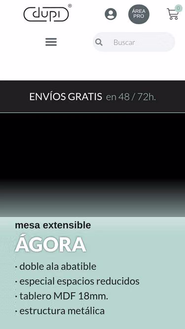 Screenshot of dupi.es