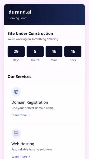 Screenshot of durand.al