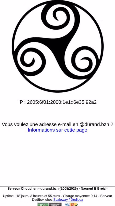 Screenshot of durand.bzh