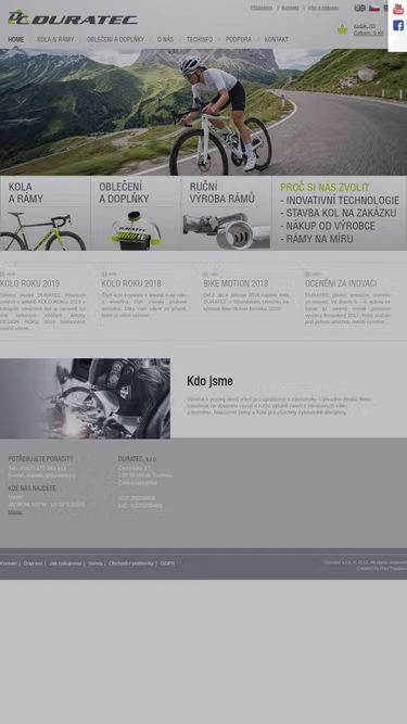 Screenshot of duratec.eu